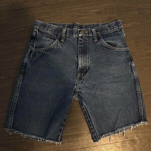 Wrangler Dark Blue Jean Shorts